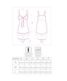 LIVCO CORSETTI FASHION - HYEONA 1710 BABYDOLL + TANGA ROSA S