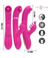 INTENSE - CHRISTINA VIBRATEUR LAPIN MULTIFONCTION 22,5 CM ROSE