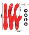 INTENSE - JESSICA VIBRATEUR MULTIFONCTION STIMULATION CLITORIS 24,8 CM ROUGE