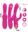 INTENSE - BRITNEY VIBRATEUR LAPIN MULTIFONCTION 23 CM ROSE
