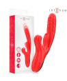 INTENSE - KAROL VIBRATEUR MULTIFONCTION POUSSÉE STIMULATION ONDES STIMULANTES ROUGE