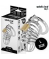 ADDICTED TOYS LOCKED - CAGE À PÉNIS EN MÉTAL IRON CELL 5 CM TAILLE L