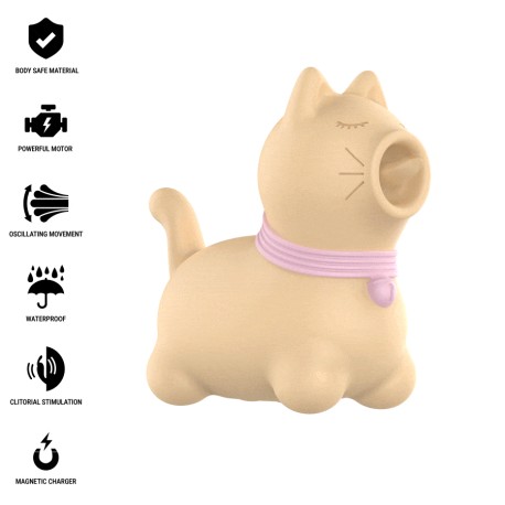 INTENSE - STIMULATEUR TOULOUSE AVEC LANGUE ROTATIVE À 360 JAUNE