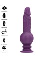 INTENSE - VIBRATEUR MULTIFONCTION TATUM AVEC VIBRATION DE HAUT EN BAS 24 CM VIOLET
