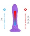SILEXD - DREAMY DILDO FANTASY SILICONA LIQUIDA TERMOREACTIVO VIOLETA 18.5 CM