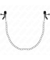 KINK - PINCES À TAMELON CHAÎNE PLATE ARGENT 34 CM