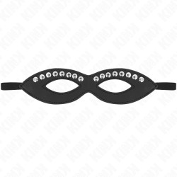 KINK - MASQUE POUR LES YEUX AVEC MINI RIVETS MODÈLE 1 20,5 x 5,5 CM
