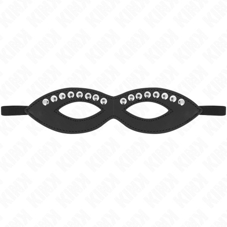 KINK - MASQUE POUR LES YEUX AVEC MINI RIVETS MODÈLE 1 20,5 x 5,5 CM