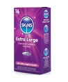 SKINS - PACK DE 16 PRÉSERVATIFS EXTRA LARGES PREMIUM