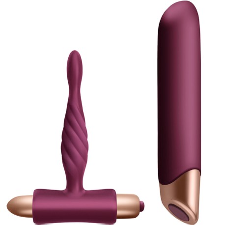 CLIMAXIMUM - KIT RAPTURE VIBRATEUR CLASSIQUE + PLUG ANAL DÉBUTANT