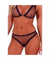PASSION - ENSEMBLE SOUTIEN-GORGE + STRING BELISSANA BLEU L/XL