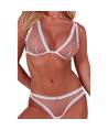 PASSION - ENSEMBLE SOUTIEN-GORGE + STRING BELISSANA BLANC S/M