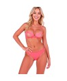 PASSION - ENSEMBLE SOUTIEN-GORGE + CULOTTE INTIMARI ROSE L/XL