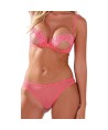 PASSION - ENSEMBLE SOUTIEN-GORGE + CULOTTE INTIMARI ROSE L/XL