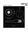 ADDICTED TOYS - NETTOYANT ANAL AVEC ADAPTATEUR UNIVERSEL MODÈLE 1
