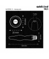 ADDICTED TOYS - NETTOYEUR ANAL AVEC ADAPTATEUR UNIVERSEL MODÈLE 2
