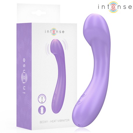 INTENSE - BECKY VIBRATEUR 19 CM CHAUFFANT 7 VIBRATIONS VIOLET