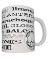 DIABLO PICANTE - TASSE BLANCHE AVEC SYNONYMES DE SEINS 370 ML