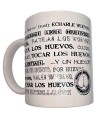 DIABLO PICANTE - MUG BLANC AVEC BOULES SYNONYMES 370 ML