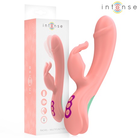 INTENSE - RACHEL VIBRATEUR RABBIT 5 VIBRATIONS ROSE