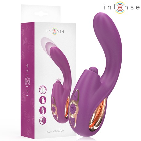 INTENSE - LALI VIBRATEUR MULTIFONCTION POINT G TAPPING THRUST VIBRATION VIOLET