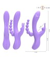 INTENSE - MIKO TRIPLE VIBRATEUR LAPIN STIMULATEUR ANAL 7 VIBRATIONS VIOLET