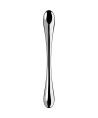 SATISFYER - COSMIC CREST 1 GODEMICHET DOUBLE EXTRÉMITÉ EN ACIER INOXYDABLE