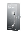 SATISFYER - COSMIC CREST 1 GODEMICHET DOUBLE EXTRÉMITÉ EN ACIER INOXYDABLE