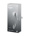 SATISFYER - PURE GRAVITY 1 GODEMICHET DOUBLE EXTRÉMITÉ EN ACIER INOXYDABLE