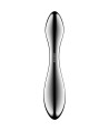SATISFYER - PURE GRAVITY 3 GODEMICHET DOUBLE EXTRÉMITÉ EN ACIER INOXYDABLE