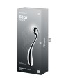 SATISFYER - STAR FORCE 4 GODEMICHET DOUBLE EN ACIER INOXYDABLE