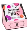 SECRET PLAY - COFFRET DE PLAISIRS POUR COUPLES : DÉS + BALLE VIBRANTE + STYLO À PLUME