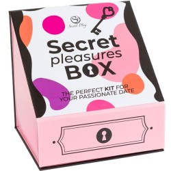 SECRET PLAY - COFFRET DE PLAISIRS POUR COUPLES : DÉS + BALLE VIBRANTE + STYLO À PLUME