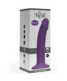 GET REAL - GODEMICHET VIBRANT RÉALISTE EN SILICONE VIOLET 19,5 CM