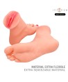 INTENSE DEEP TOUCH - GABBIE MASTUBADOR DEUX PIÈCES EN FORME DE PIED