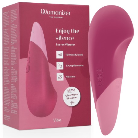 WOMANIZER - VIBRATEUR SILENCIEUX VIBE LAY-ON ROSE FOYER