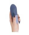 WOMANIZER - VIBE LAY-ON VIBRATEUR SILENCIEUX BLEU FONCÉ