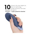 WOMANIZER - VIBE LAY-ON VIBRATEUR SILENCIEUX BLEU FONCÉ