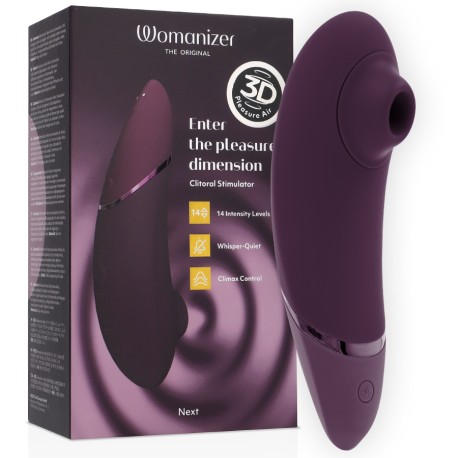 WOMANIZER - STIMULATEUR CLITORIAL SUIVANT VIOLET FONCÉ