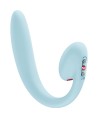FUN FACTORY - VIBRATEUR À DOUBLE IMPULSION D'AIR CRESCENDO INSERABLE BLEU GLACÉ