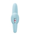 FUN FACTORY - VIBRATEUR À DOUBLE IMPULSION D'AIR CRESCENDO INSERABLE BLEU GLACÉ