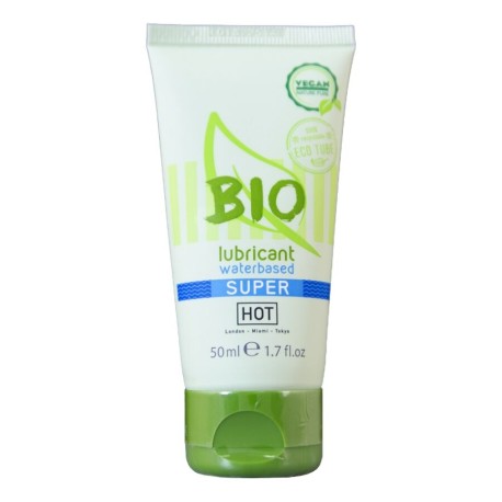 HOT - LUBRIFIANT BIO À BASE D'EAU SUPERGLIDE 50 ML