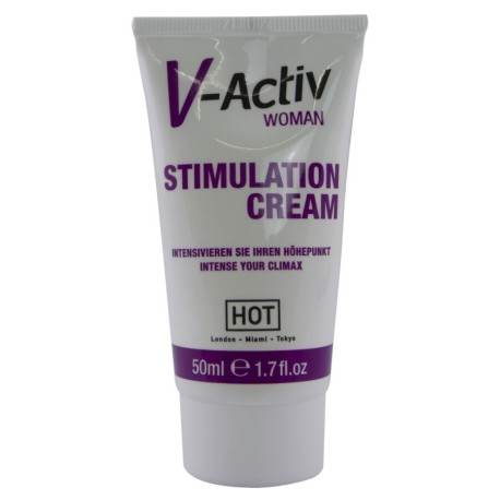 HOT - CRÈME STIMULANTE V-ACTIV POUR FEMMES 50 ML