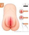 INTENSE DEEP TOUCH - KRISTA MASTURBATEUR VAGINAL AVEC SUCCION, VIBRATION ET EFFET VOCAL 1,2 KG