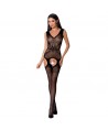 PASSION - FEMME BS062 BODYSTOCKING NOIR TAILLE UNIQUE