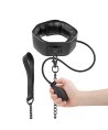 FETISH SUBMISSIVE BONDAGE - COLLIER D'ÉTRANGLEMENT GONFLABLE AVEC CHAÎNE