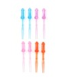 DIABLO PICANTE - BROCHETTES DE PÉNIS COLORÉES 8 UNITÉS