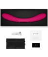 LELO - BOOMERANG VIBRATEUR À DOUBLE EXTRÉMITÉ CERISE