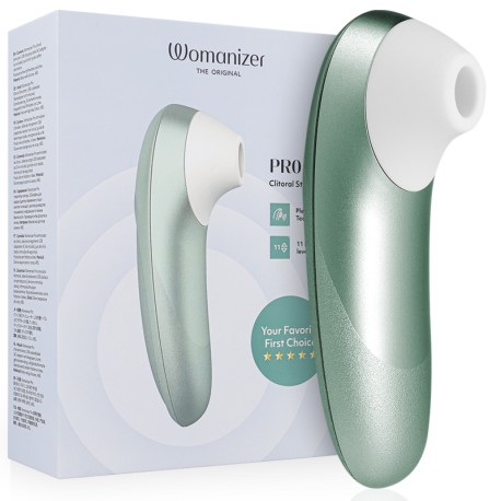 WOMANIZER - STIMULATEUR CLITORIAL PRO VIBRANT VERT SAUGE