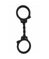 DIABLO PICANTE - MENOTTES EN SILICONE NOIRES